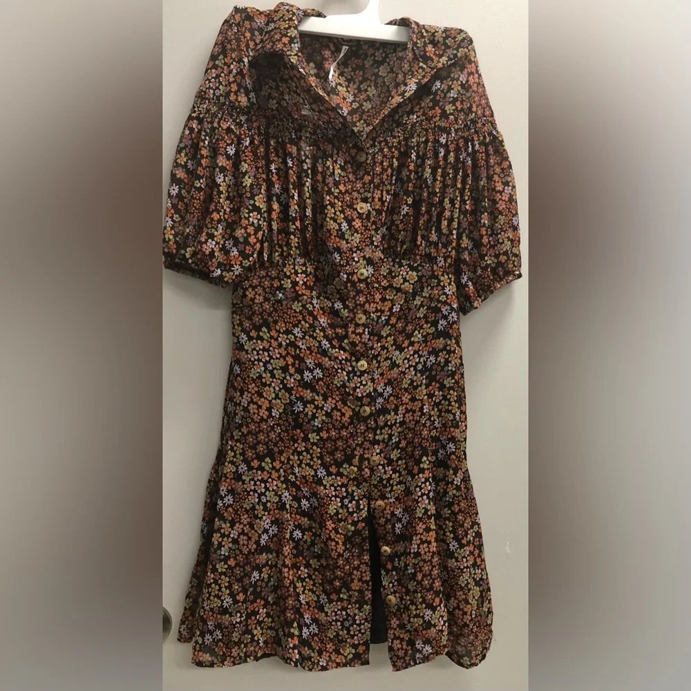 NEW Free People Bonnie Mini Dress - Picture 5 of 6